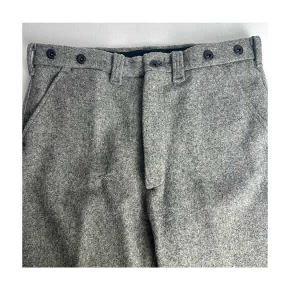 Vintage C.C. Filson Mackinaw Wool Field Pants Size 34x32 Trousers Gray Lot 89 - Picture 8 of 14